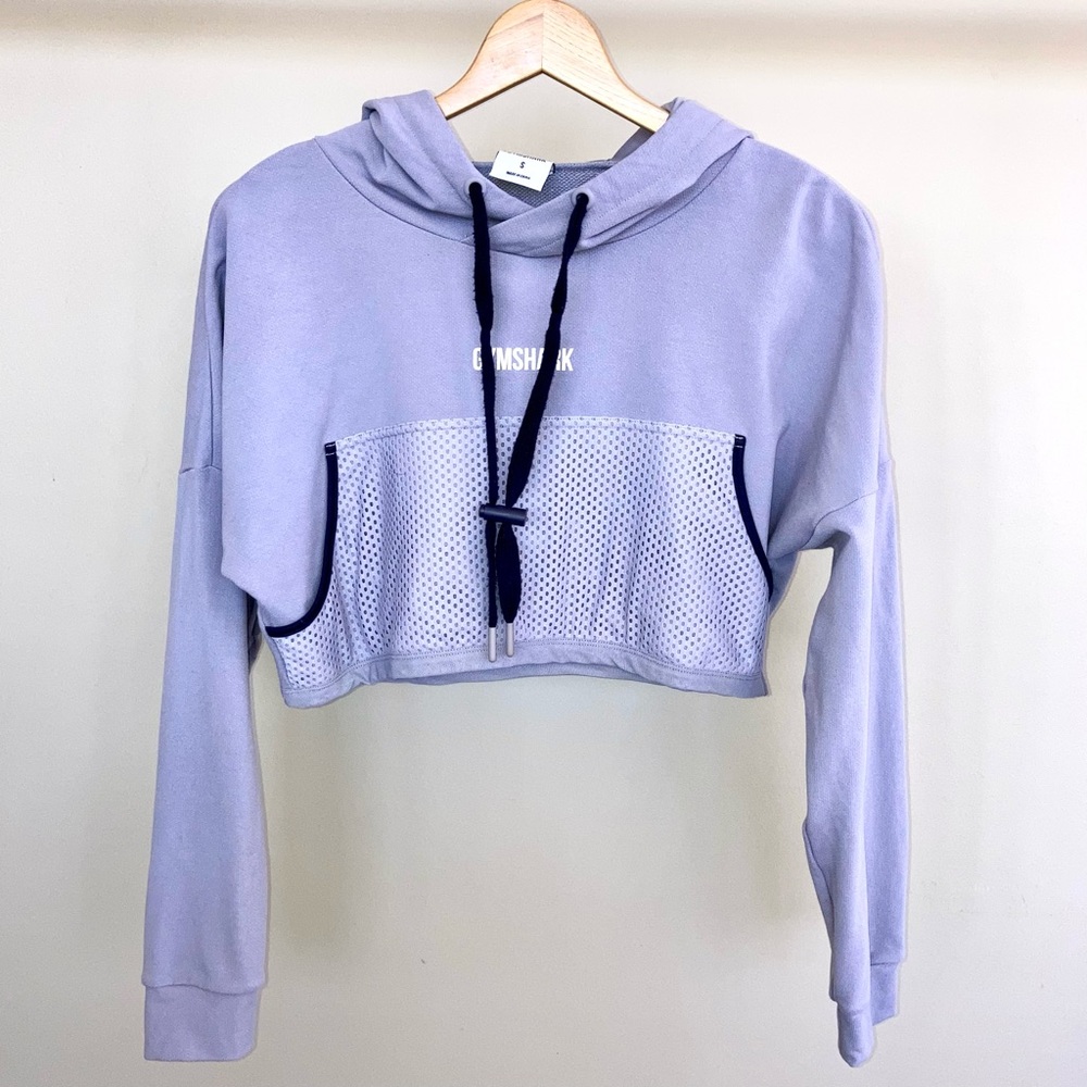 Gymshark Movement Mesh cropped hoodie. 💜